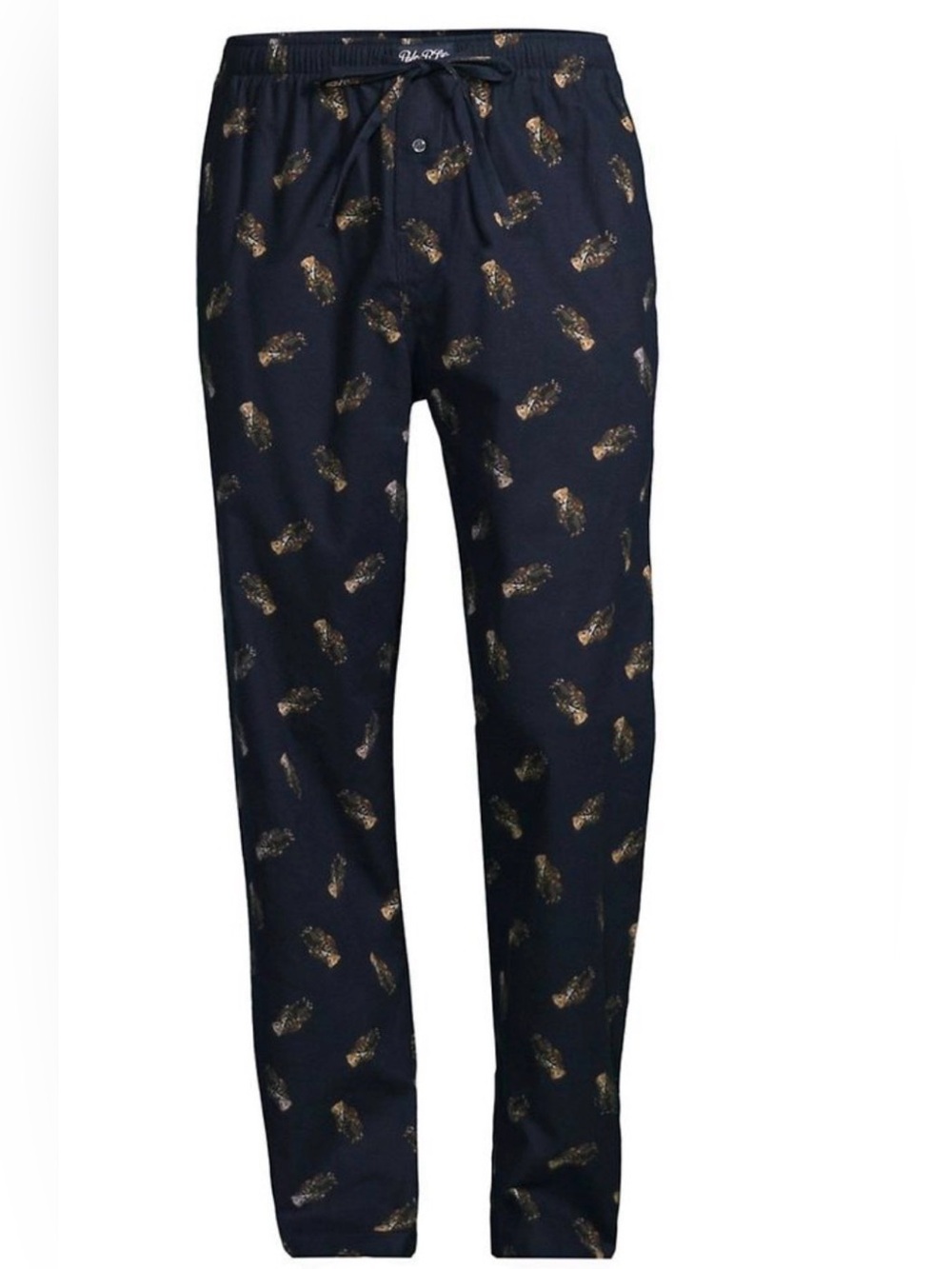 Polo Ralph Lauren Iconic Polo Bear Print Lounge Pants Navy Blue Sleep Pants 3XL